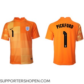 England Jordan Pickford #1 Målvakt Borta Matchtröja VM 2022 Kortärmad